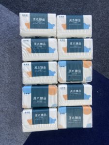 10 Packs Wholesale Eco Friendly Portable No Fluorescent Virgin Wooden Pulp Tissue Soft Comfortable 5 Ply Facial Tissue Paper