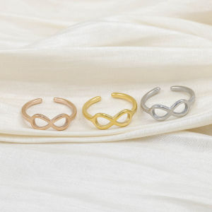 3 Pcs  Adjustable Bow Design Toe Ring 316l Stainless Steel Ladies Beach And Everyday Wear Foot Ring Finger Ring