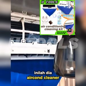 DIY Jimat Duit Aircond Cleaning Canvas Aircond Cleaner Aircond Cover R32 R410a R22 Aircond Servis