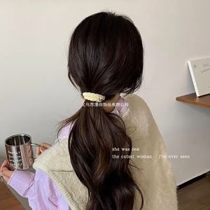 Ikat Rambut Donat Tebal Wanita Karet Kunciran Ponytail Aksesoris Fashion Korea Hello Girl KCR15
