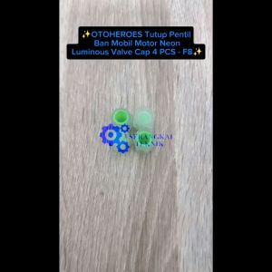 OTOHEROES Tutup Pentil Ban Mobil Motor Neon Luminous Valve Cap 4 PCS - F8