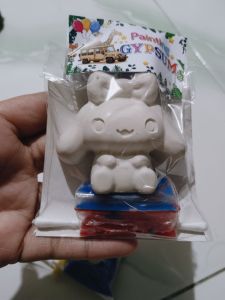 Melukis dengan Gypsum cat cup kuas gypsum