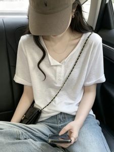 V.C.I | Laid-back Style Loose Fit T-Shirt Short Sleeve