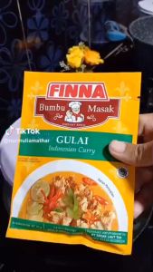 FINNA BUMBU MASAK GULAI PACK 12 PCS 50 GRAM FUN CORNER DENGAN PAKING AMAN