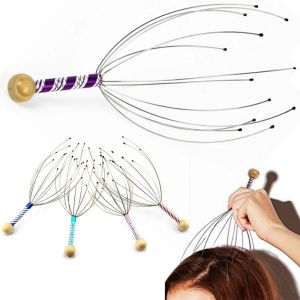Head Massager Neck Massage Octopus Scalp Stress Relax Spa
