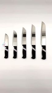 Dao Làm Bếp Kiwi Inox Cán Nhựa Đen Chính Hãng Nhiều Kích Cỡ - Xuất Xứ Thái Lan