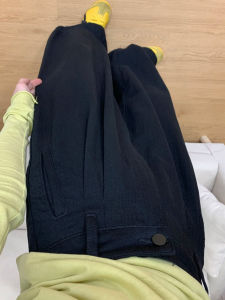 Black Loose Wide Leg Jeans for plus Size Women High Waist Comfortable Lazy Style Bootcut Trousers Slimming Effect Pear Shape Body