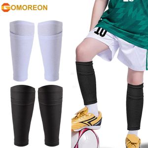1Pair Kids Soccer Shin Guard Socks Breathable Calf Shin Guard Covers Shin Guard Holders Soccer Socks with Pockets
