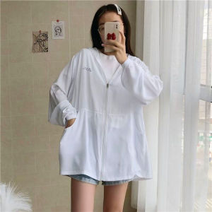 Womens Summer Long Sleeve Open Cardigan Coat Artificial Cotton Lightweight Midsized Loose Style Silk Sun Protection Outerwear