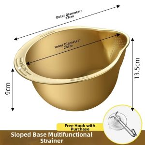 MOLORE | 304 Stainless Steel Kitchen Colander