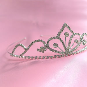 Silver Color Rhinestone Bridal Crown Luxury Crystal Tiara Wedding Queen Princess Headpiece Party Birthday Party Hair Accessories