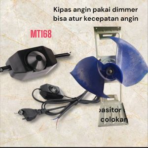 DIMMER Kipas angin blower ac ukuran 1pk dengan baling 2 daun dan 3 daun / pakai pengaturan kecepatan angin seperti di gambar / kipas angin hemat listrik / kipas ac / kipas angin murah / semua sudah di rakit tinggal colok aja / awet nonstop 24 jam