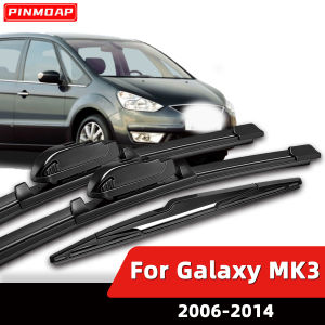 PINMOAP Wiper Blades Are Suitable For Ford Galaxy MK3 2006-2014 Seamless Silent Cleaning Windshield Wiper Blade Replacement