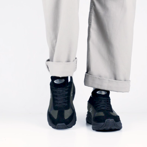 Geoff Max - Finestone Black Olive Walking Shoes Pria & Wanita