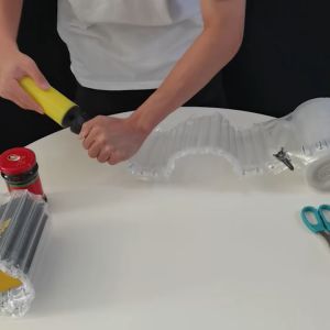 50M Air Bubble Wrap 20cm/30cm/40cm Anti Pecah Inflatable Bag Plastik Air Bag Roll Cushion Packing Bubble Wrap Extra Bubble Packing Air Bag Cushion