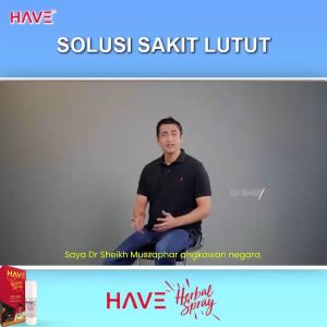 have herbal spray untuk lutut dan sendi Original HQ 30ml / Nano spray joint care for fast result / krim sakit sendi kaki by Sheikh Muszaphar