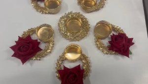 Handcrafted Rose Flower Design Candle Holder | Decorative Tealight Holder for Pooja Home Festive & Diwali Decor (Set of 6 Pcs)