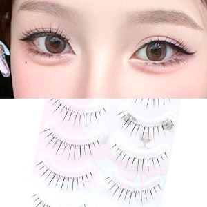 5Pairs Short Lashes False Eyelashes Eye Fake Lash Eyelash Extension Natural Set Wispy Lashes Supplies Tools Beauty Makeup