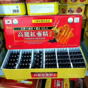 Viên đạm hồng sâm nhung hươu linh chi thượng hạng hộp đỏ 120 viên - Đạm sâm tổng hợp tăng thể lực phòng ung thư - koreaboss