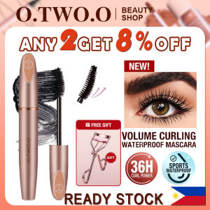 【Free Gift】O.TWO.O Mascara Volume Waterproof Long Lashes extension Eyelash 36H 3D Curling Smudge-proof Easy to Wear Lengthening Eyelash Extension Eye Makeup Cosmetics