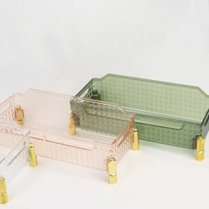 Storage Box Kotak Penyimpanan Rak Skincare Aesthetic Rak Kosmetik Diamond Multifungsi CF K150