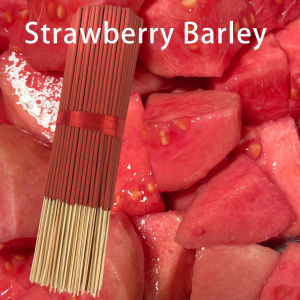 Red Handmade Strawberry Guava Incense Sticks Combining the Scents of Strawberry and Guava to Create a Vintage Incense Stick Suitable for Camping Travel Gardens and Holidays (Halloween Christmas Thanksgiving)