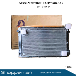 15178 NISSAN PATROL Y60 GAS 1993-1997 RADIATOR ASSEMBLY M/T 740x448x32mm PA32 1ROW 21410-1Y02A