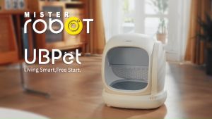 Mister Robot x UBPet ห้องน้ำแมวอัตโนมัติ Self-Cleaning Smart Cat Litter Box รุ่น C20 ปลอดภัยต่อน้องแมว