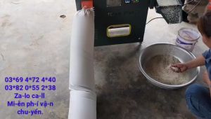 Máy xát gạo lọc sạn 2 cấp sạch 99%