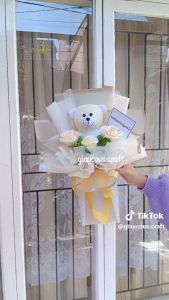 glaucous.craft Buket Boneka LED Premium Medium - Wisuda Ulang Tahun Hadiah