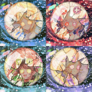 BANCHANJUANYING | 2025 New Identity V Cheerleader Airforce Collectibles Dual Glow Reflective Fragile Pin