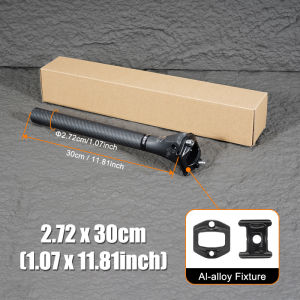 TOSEEK Carbon Seatpost MTB/ Road Bike Seatpost 27.2/31.6MM Seat Tube Mountain Bicycle Seating Offset 0mm Cycling Accessories
