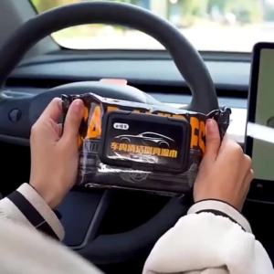 1Pc Car Interior Cleaning Wipes Dashboard Seat Leather Console Carpet Decontamination Disposable Cleaning Tool Car Cleaning