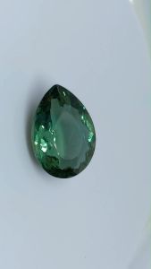 Natural Uruguay Green Amethyst 21.25 Cts. Pear Cut Eye Clean Grade Loose Gemstone
