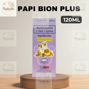 Papi Bion Plus: 120mL Multivitamins + Iron + Lysine