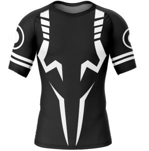 Bandai | 2026 New Summer Anniversary Cool Spell Battle Pattern 3D Printing Fashion Quick Drying T-shirt Street Clothing Y2K Large