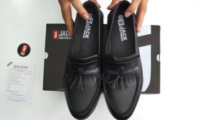 AARON BROWN |ManNeedMe x Jack| Sepatu Vintage Pria | Sepatu Pantofel Formal