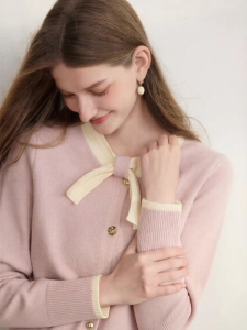 XIANGYING | Butterfly Knot Sweater 2025 Winter New Arrival