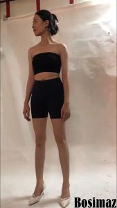 Quần Legging Nữ LN331-b đùi túi trước màu đen cao cấp thun co giãn 4 chiều vải đẹp dày thoáng mát không xù lông