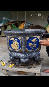 Khuôn đúc chậu cảnh lục giác 60 chân liền