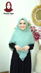 Jilbab Jumbo Khimar Syari Amara Soft Pad Antem Crinkle Airflow Pemium By Hanania Hijab