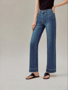 INMAN | Vintage Side Split Tapered Denim Pants 9/10 Length