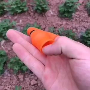 6Pcs Sarung Jari Jempol Cover Pisau Pemotong Sayur Buah Untuk Peralatan Dapur isi Silicon Alat Pemetik Cabe CoCo