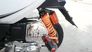 280MM/320MM Motorcycle Shock Absorbers Are Suitable for Fuxi 100 Yamaha RSZ GY6 Etc Double Layered Spring Shock Absorption