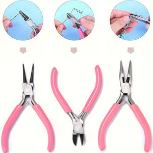Metal Pliers Tool Set Mini Pointed Pliers Handmade Tools Decorative Accessories Round-mouth Wire Winding Pliers