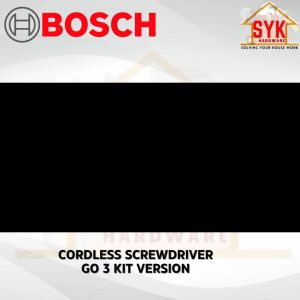 SYK Bosch GO 3 Cordless Screwdriver Kit Version Hand Power Tools Cordless Drill Pemutar Skru 3.6V 0 601 9H2 281