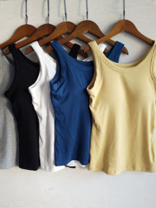 Áo Ba Lỗ Cotton Co Giãn Ôm Vừa Vặn Phong Cách Ngọt Ngào Cho Bé Gái Mùa Thu 2025 Áo Ba Lỗ Cotton Có Đệm Ngực Bên Trong