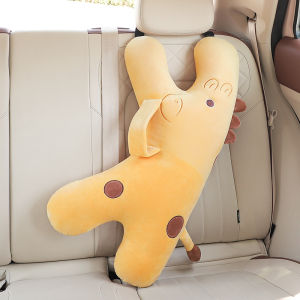 Car Cushion Rear Row Kids Sleeping Artifact Car Cute Pillow Headrest Car Safety Neck Support Pillow
