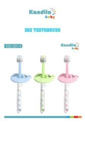 KANDILA BABY 360 TOOTHBRUSH / KDL 037-4 /SIKAT GIGI ANAK / SIKAT GIGI ANAK SILICONE / SIKAT GIGI ANAL LUCU / SIKAT GIGI BAYI