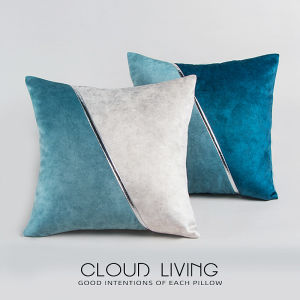 Villa Showroom Sofabed Ethnic Decorative Cushion Living Room Square Polyester Fiber Home Decor Simple Modern Style Pure Color